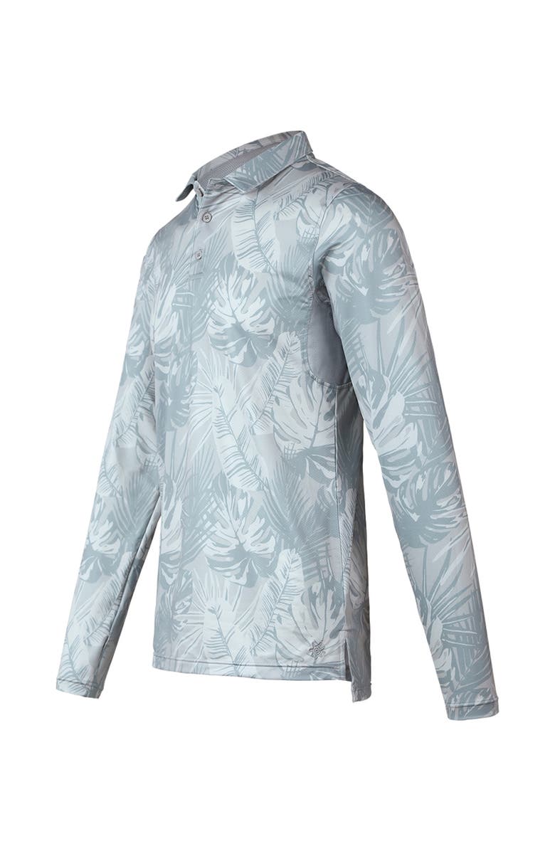 UV Skinz Long Sleeve Performance Polo, Alternate, color, Dawn Patrol