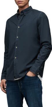 AllSaints Hermosa Organic Cotton Button-Up Shirt