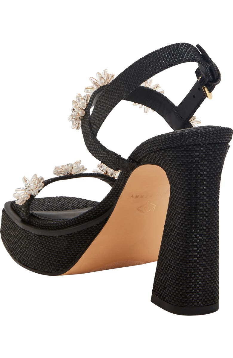 Katy Perry The Steady Floral Slingback Platform Sandal, Alternate, color, Black
