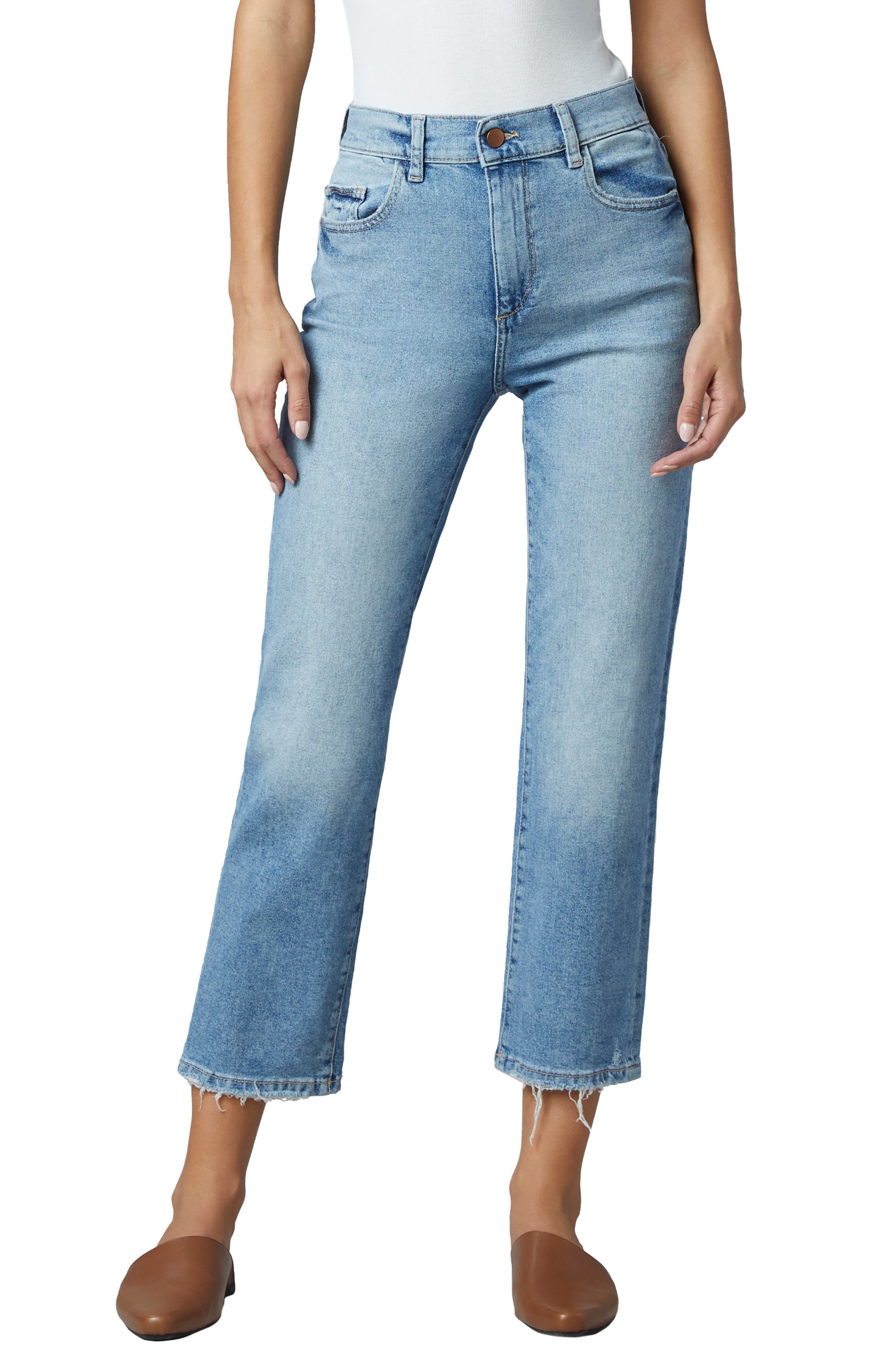 DL1961 Patti High Waist Ankle Straight Leg Jeans
