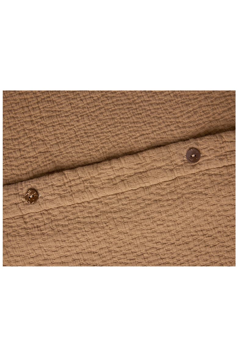 Cascade Organic Cotton Matelassé Sham, Alternate, color, CHESTNUT