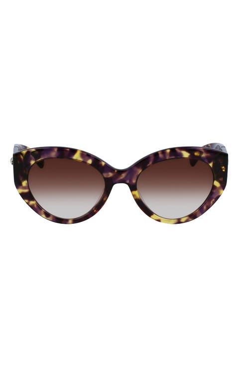 Roseau 54mm Gradient Cat Eye Sunglasses