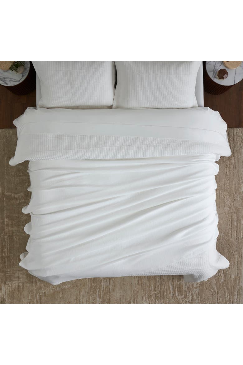 Vienna Texture Cotton Blanket, Alternate, color, White