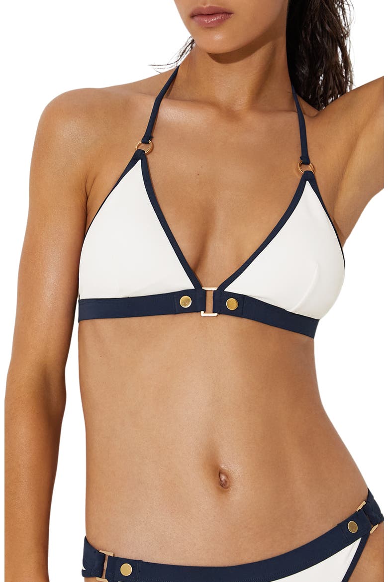 Saskia Bikini Top, Main, color, IVORY/ NAVY