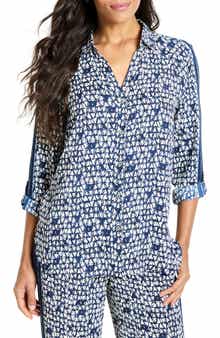 NIC+ZOE Etched Angles Button-Up Shirt