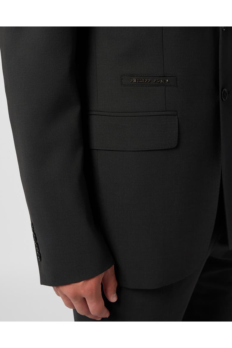 Regular Fit Blazer Rever 2 Bottoni Men, Alternate, color, black