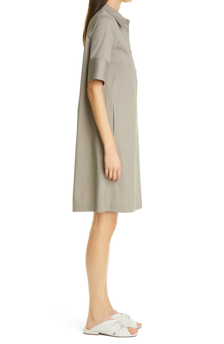 Lafayette 148 New York Conroy Classic Stretch Cotton Blend Shirtdress, Alternate, color,