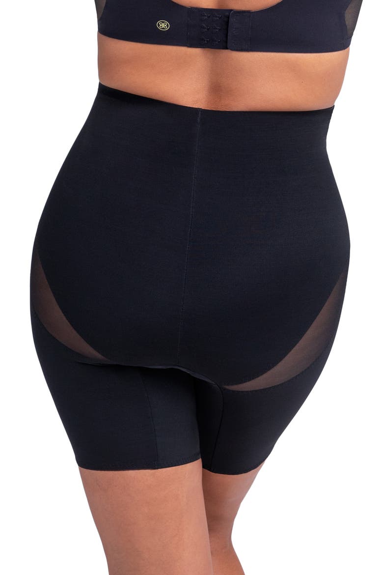SuperPower Mid Waist Shaper Shorts, Alternate, color, VAMP