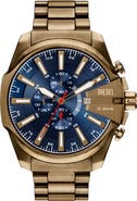 DIESEL® Mega Chief Slim Chronograph Bracelet Watch, 48mm