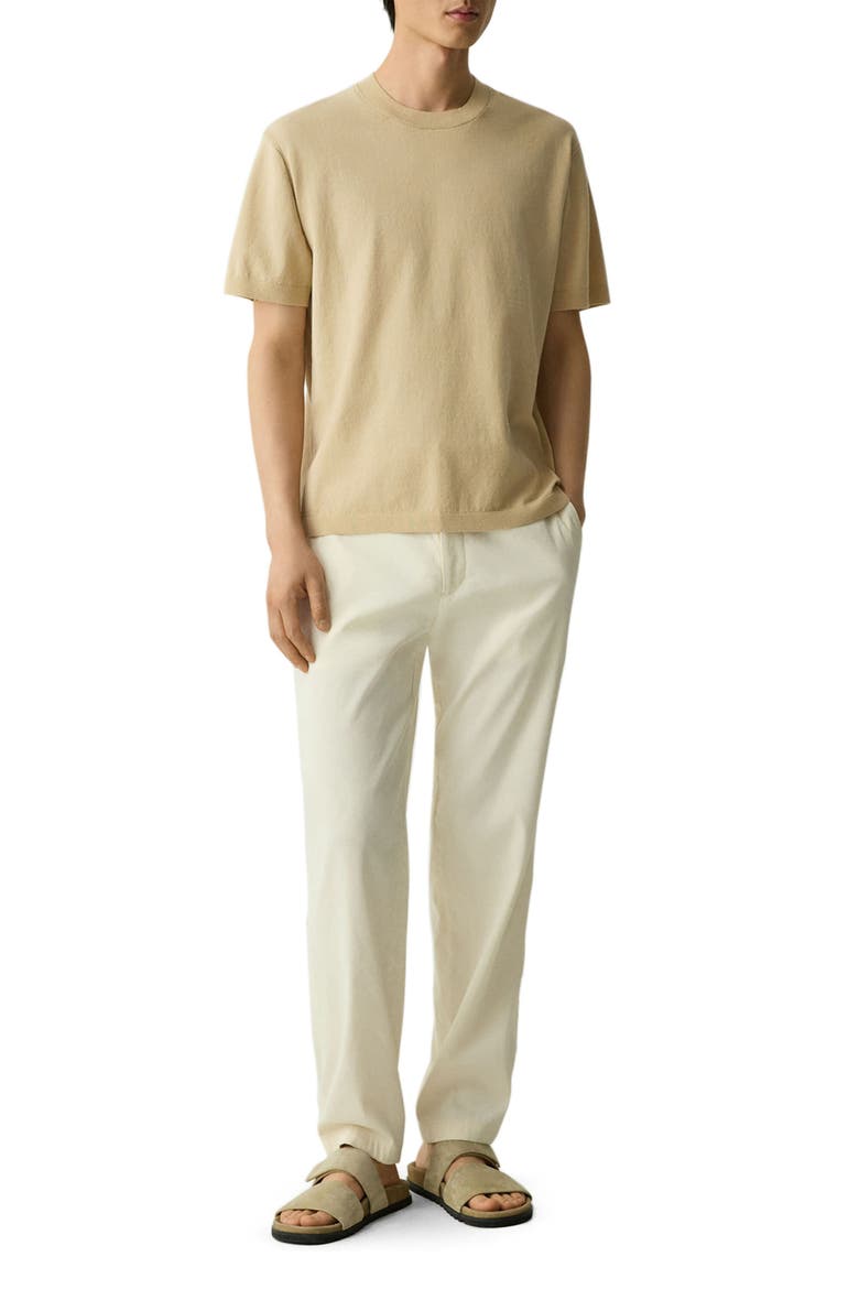 Relaxed Crewneck T-Shirt, Alternate, color, CHINO