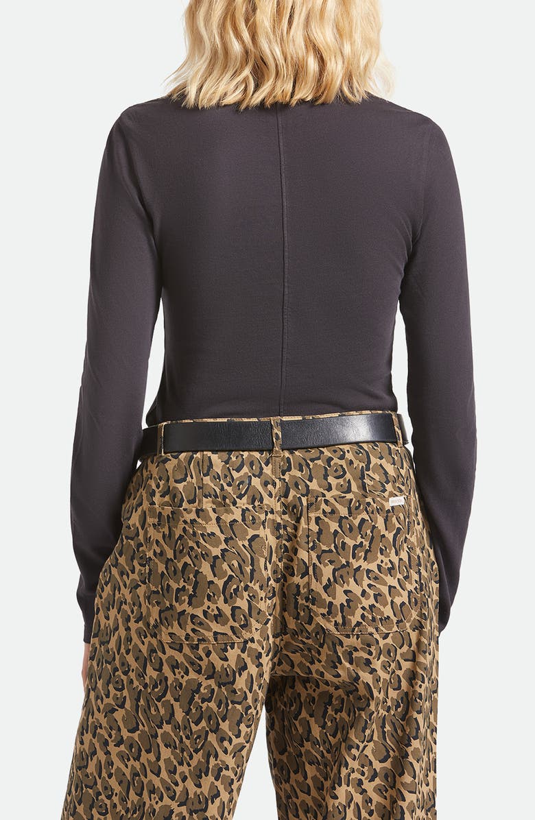 Brixton Carefree Slim Fit Organic Cotton T-Shirt, Alternate, color, Black