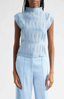 Veronica Beard Foxe Textured Top