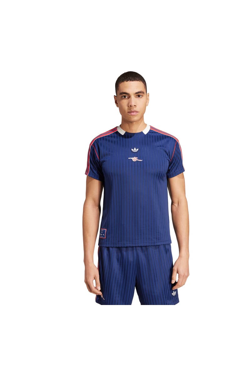 Men's adidas Originals  Navy Arsenal Terrace Icons Collection Fashion Jersey, Main, color, Navy
