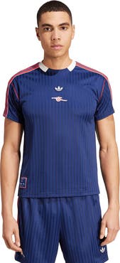 adidas Originals Men's adidas Originals Navy Arsenal Terrace Icons Collection Fashion Jersey