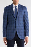 Peter Millar Plaid Stretch Wool Sport Coat