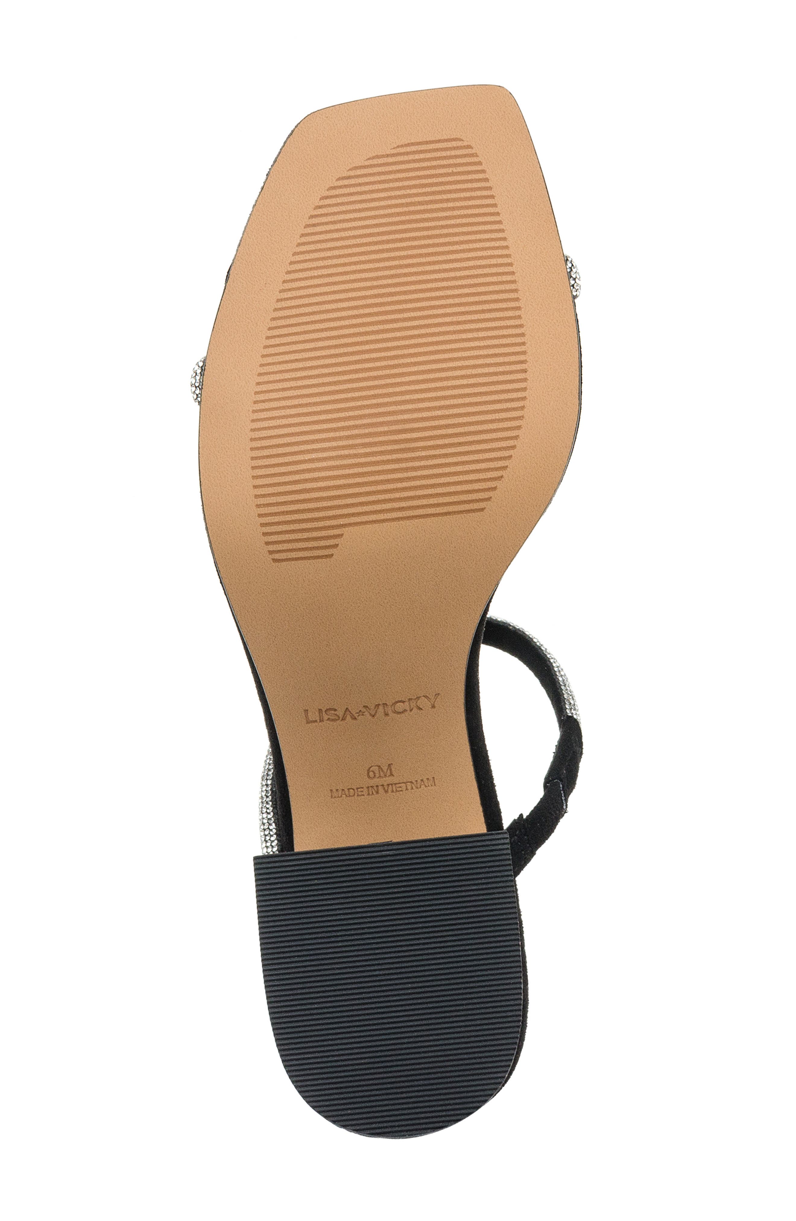 Lisa Vicky Mood Pavé Block Heel Slide Sandal, Alternate, color, 