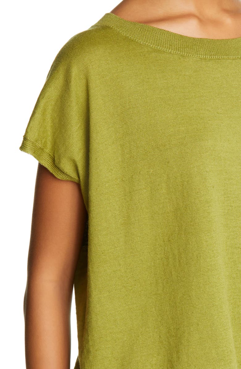 Eileen Fisher Organic Linen & Organic Cotton Sweater, Alternate, color,