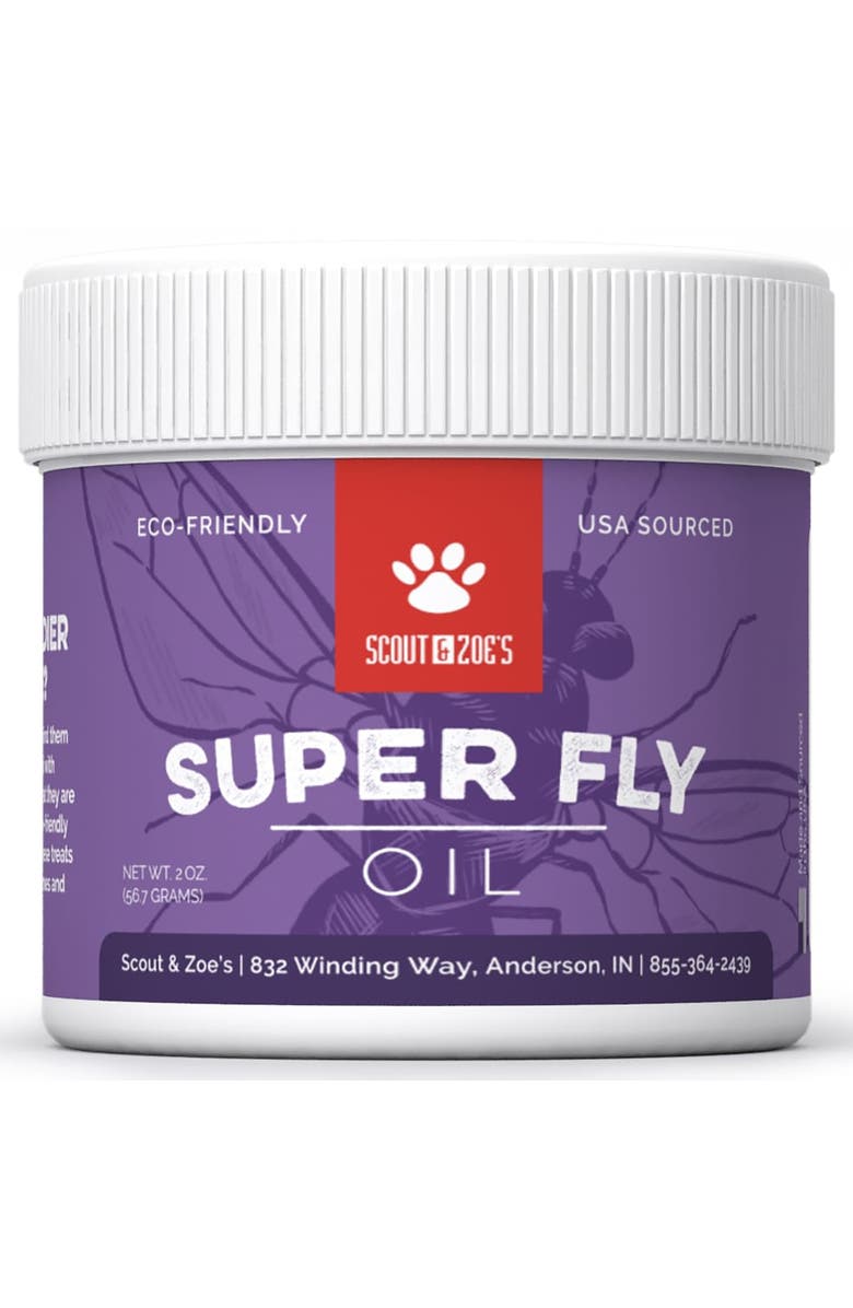 Scout & Zoe's Super Fly Black Soldier Fly, Larvae Oil, 1oz Jar, All Pets, Main, color, Multicolored