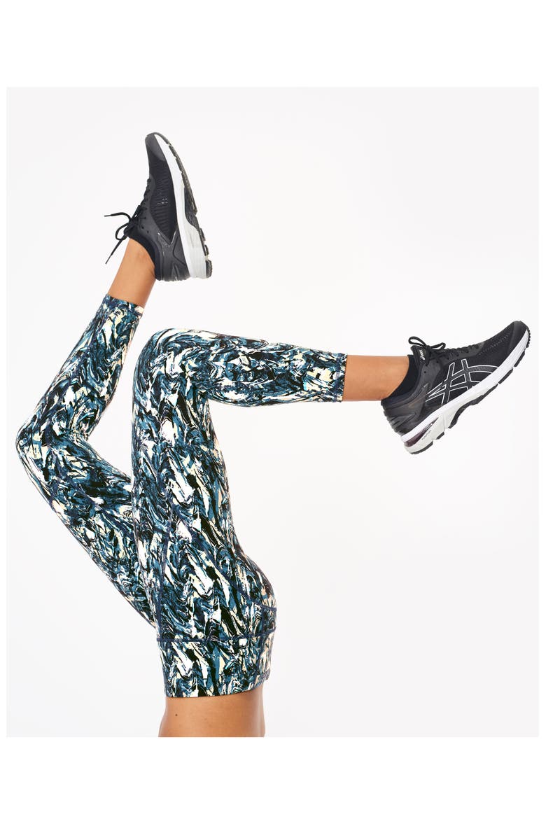 Power Pocket Workout Leggings, Alternate, color, BLUE MARBLE PRINT
