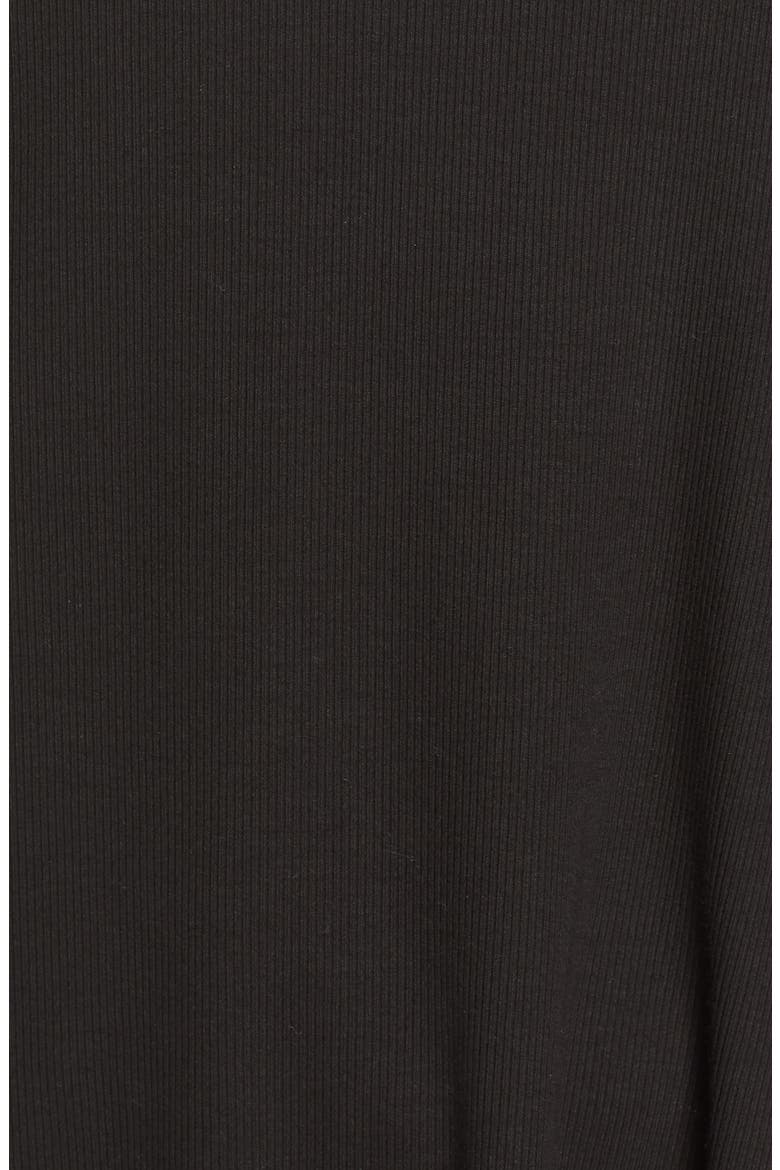 Brooklyn High/Low Hoodie, Alternate, color, BLACK
