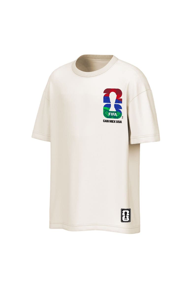 Men's Outerstuff Natural 2026 FIFA World Cup North America Oversized T-Shirt, Alternate, color, Natural
