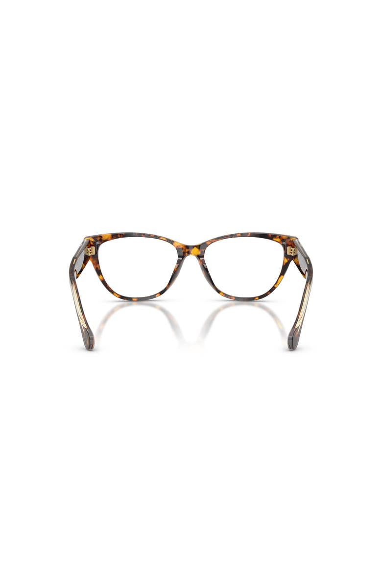 Versace 54mm Cat Eye optical glasses, Alternate, color, Tortoise