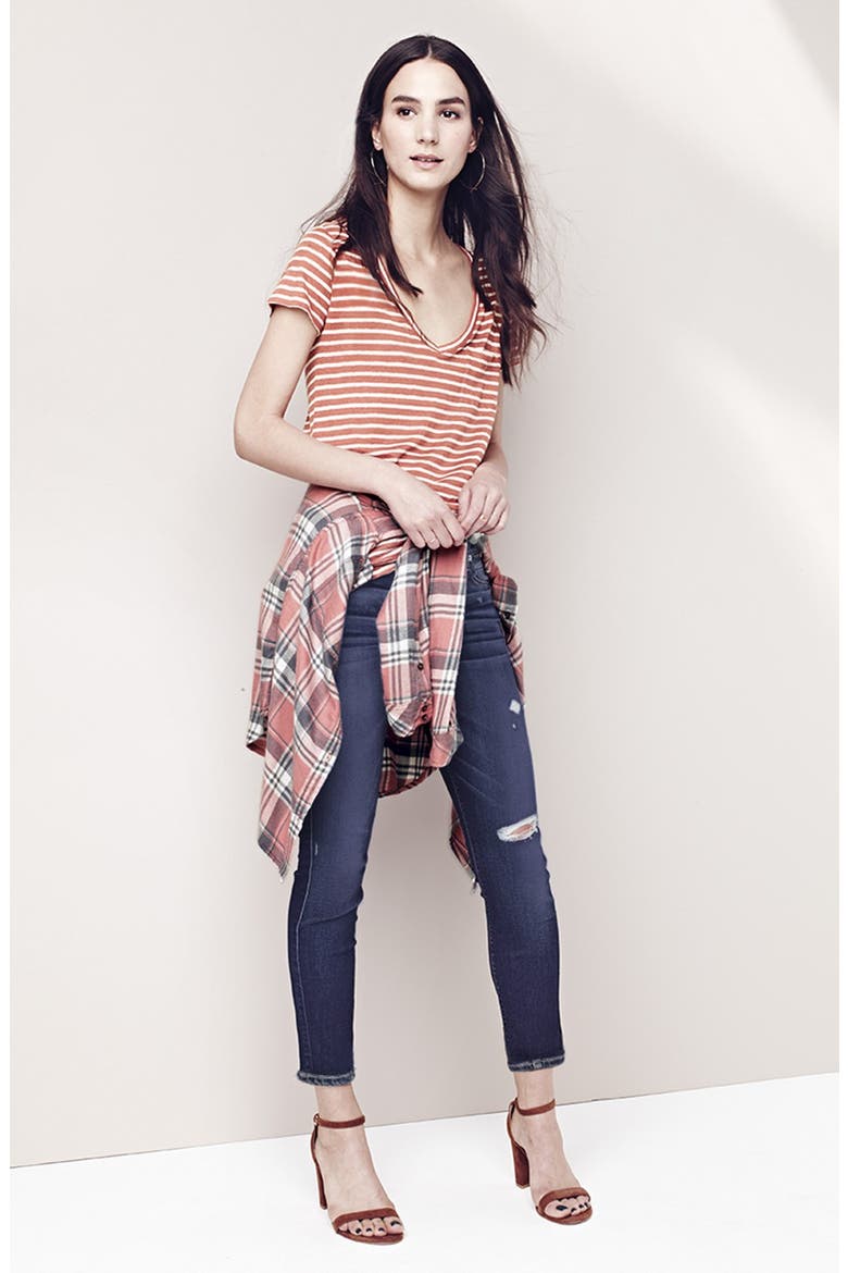 Denim 'Transcend - Verdugo' Ultra Skinny Jeans, Alternate, color, SILAS DESTRUCTED