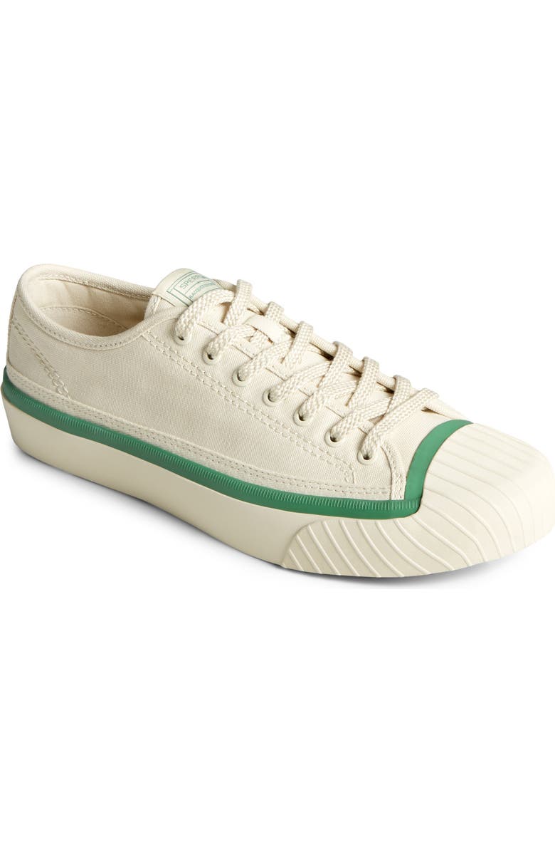 Sperry Racquet Oxford Cap Toe Canvas Sneaker, Main, color, White