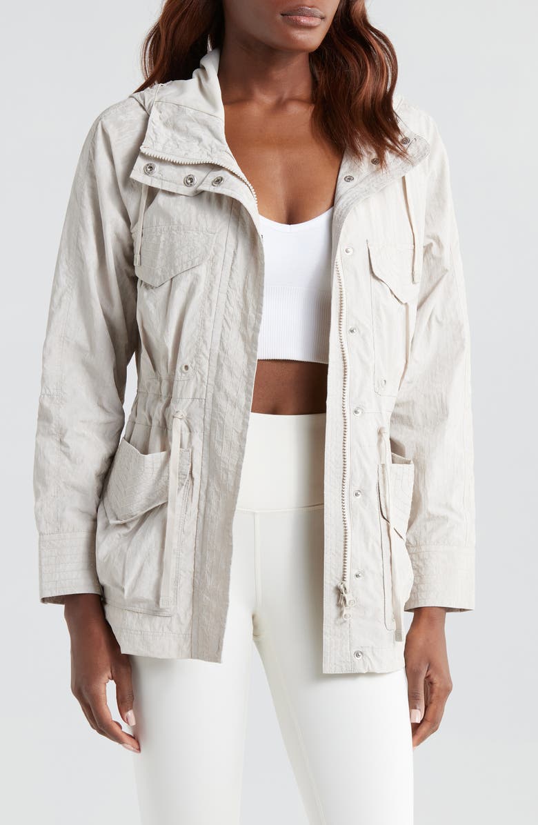 Blanc Noir Regina Water Repellent Jacket, Main, color, 