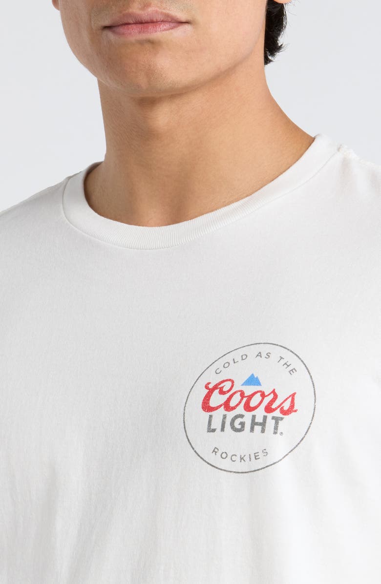 The Forecast Agency Field Beer Graphic T-Shirt, Alternate, color, Ivory