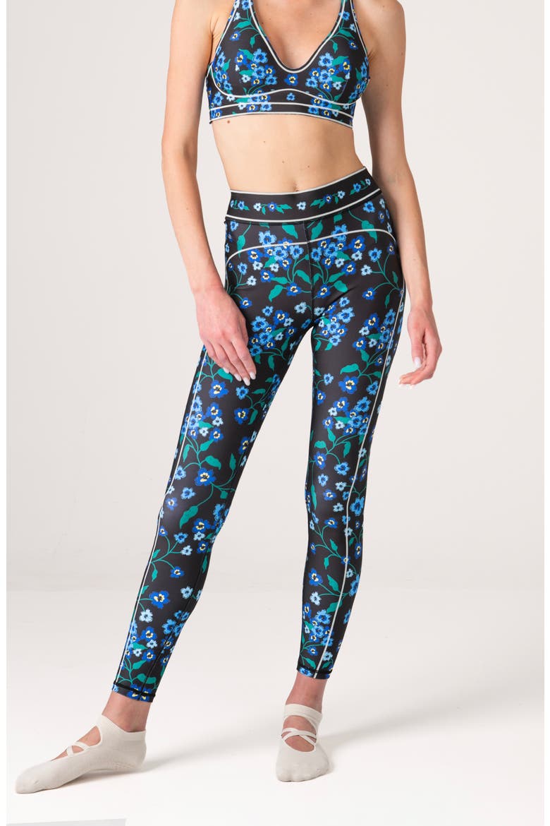 Garden Nocturne High-Waisted Leggings, Main, color, Black