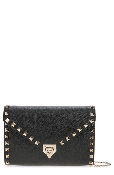 Mini Rockstud Leather Shoulder Bag