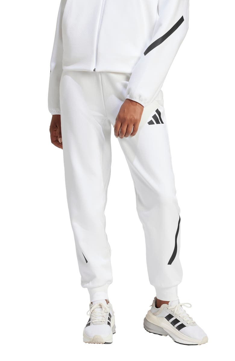 adidas Z.N.E. PRIMEKNIT Training Joggers, Main, color, White