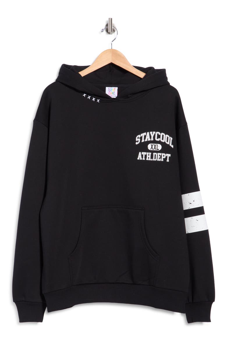 All-Star Graphic Hoodie, Main, color, BLACK