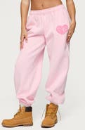 EDIKTED Major Love Logo Sweatpants