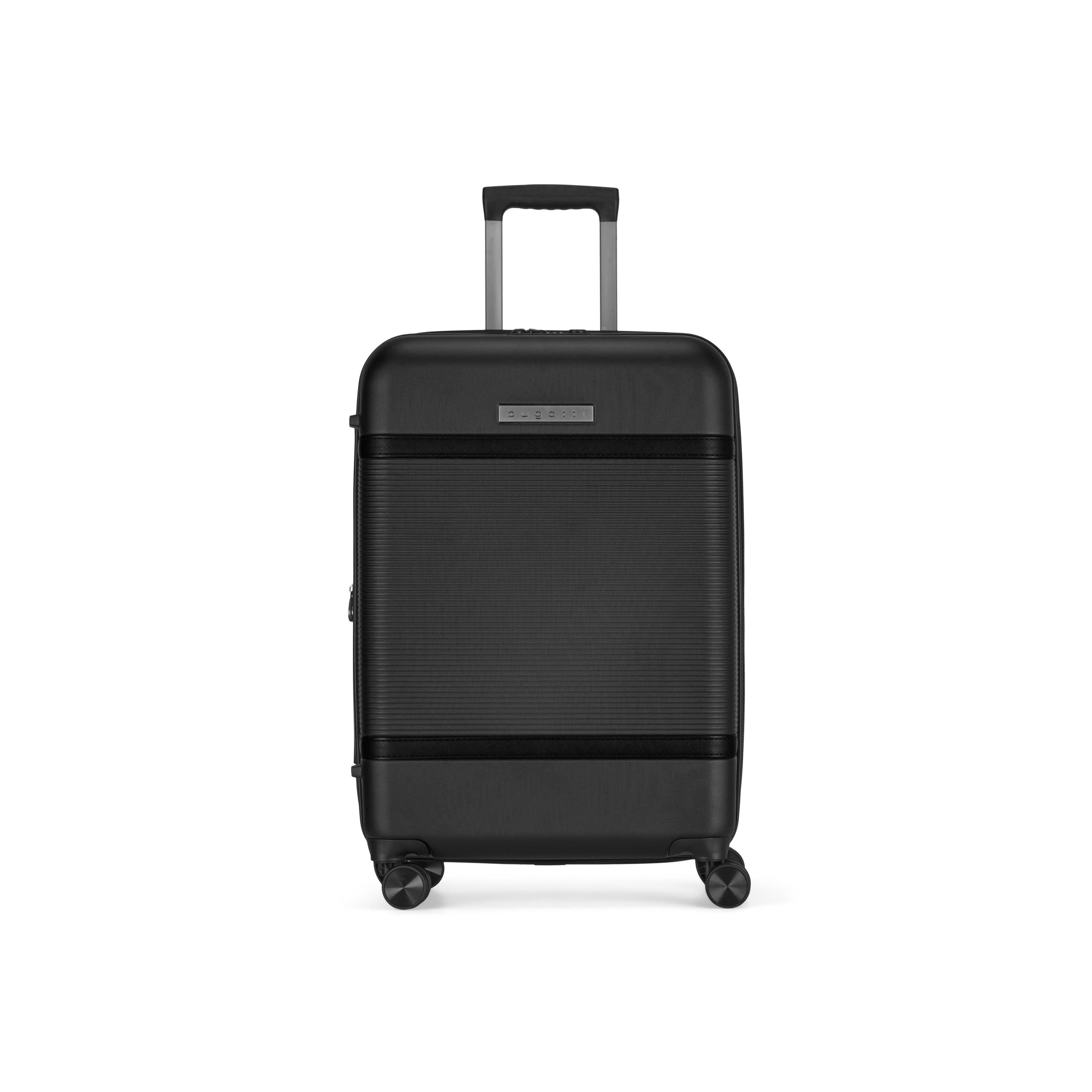 bugatti Wellington Hardside Medium Luggage with TSA Lock, Main, color, Black