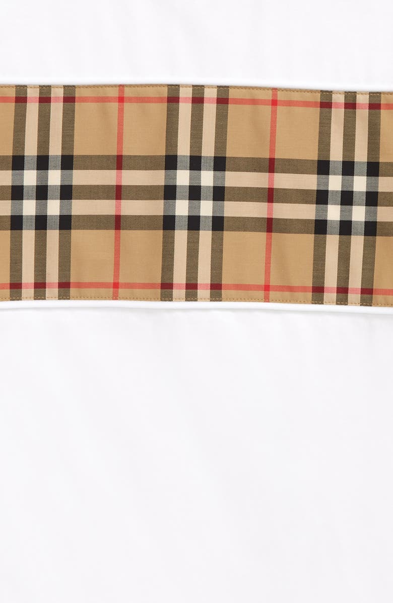 Burberry Kids' Cedar Check Panel Cotton T-Shirt, Alternate, color,