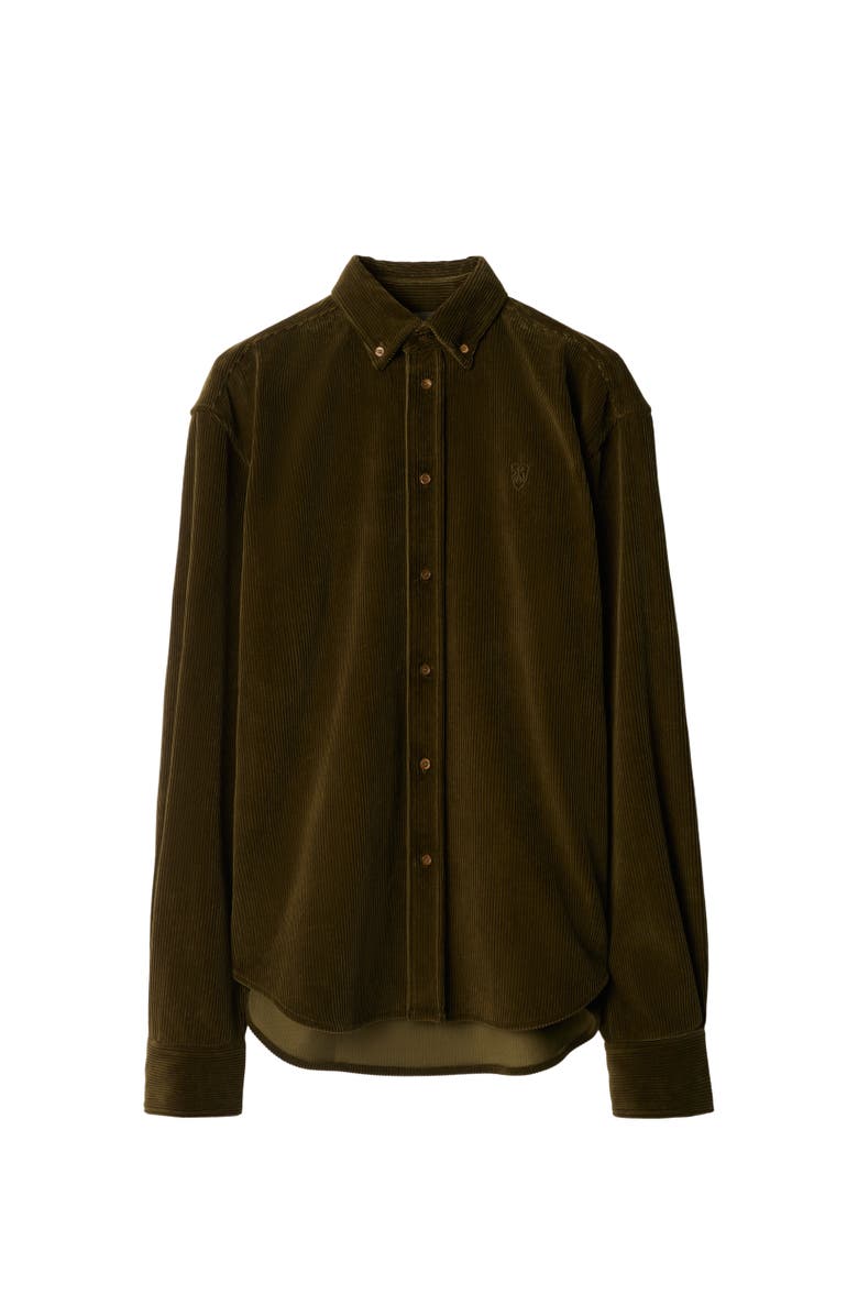 Burberry Relaxed Fit Corduroy Shirt, Alternate, color, 