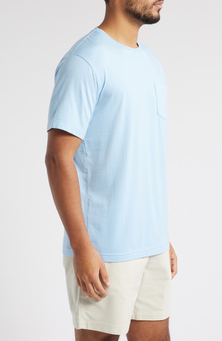 Peter Millar Crown Comfort Pocket T-Shirt, Alternate, color, Morning Blue