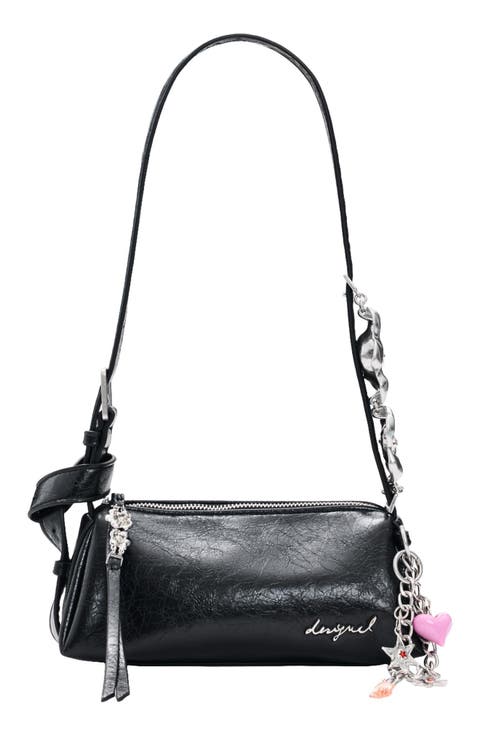 Small Faux Leather Crossbody Bag