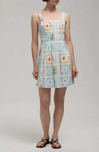 Hunter Pleated Printed Dress