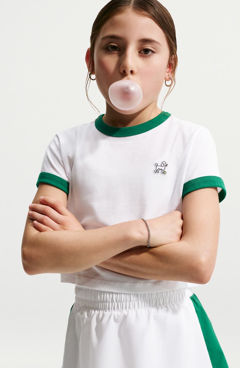 Nike Kids' Nike One Skort, Alternate, color, White/ Malachite