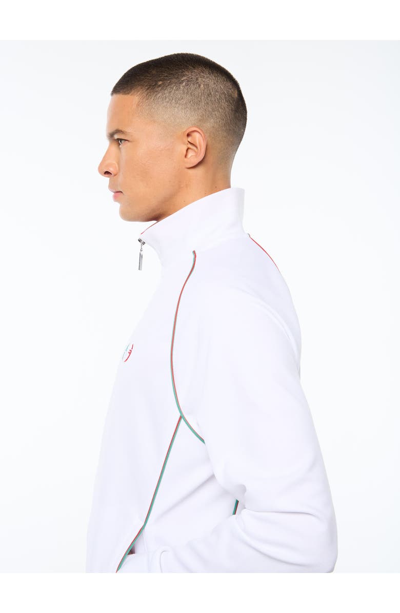 Sergio Tacchini Eredita Track Jacket, Alternate, color, Brilliant White