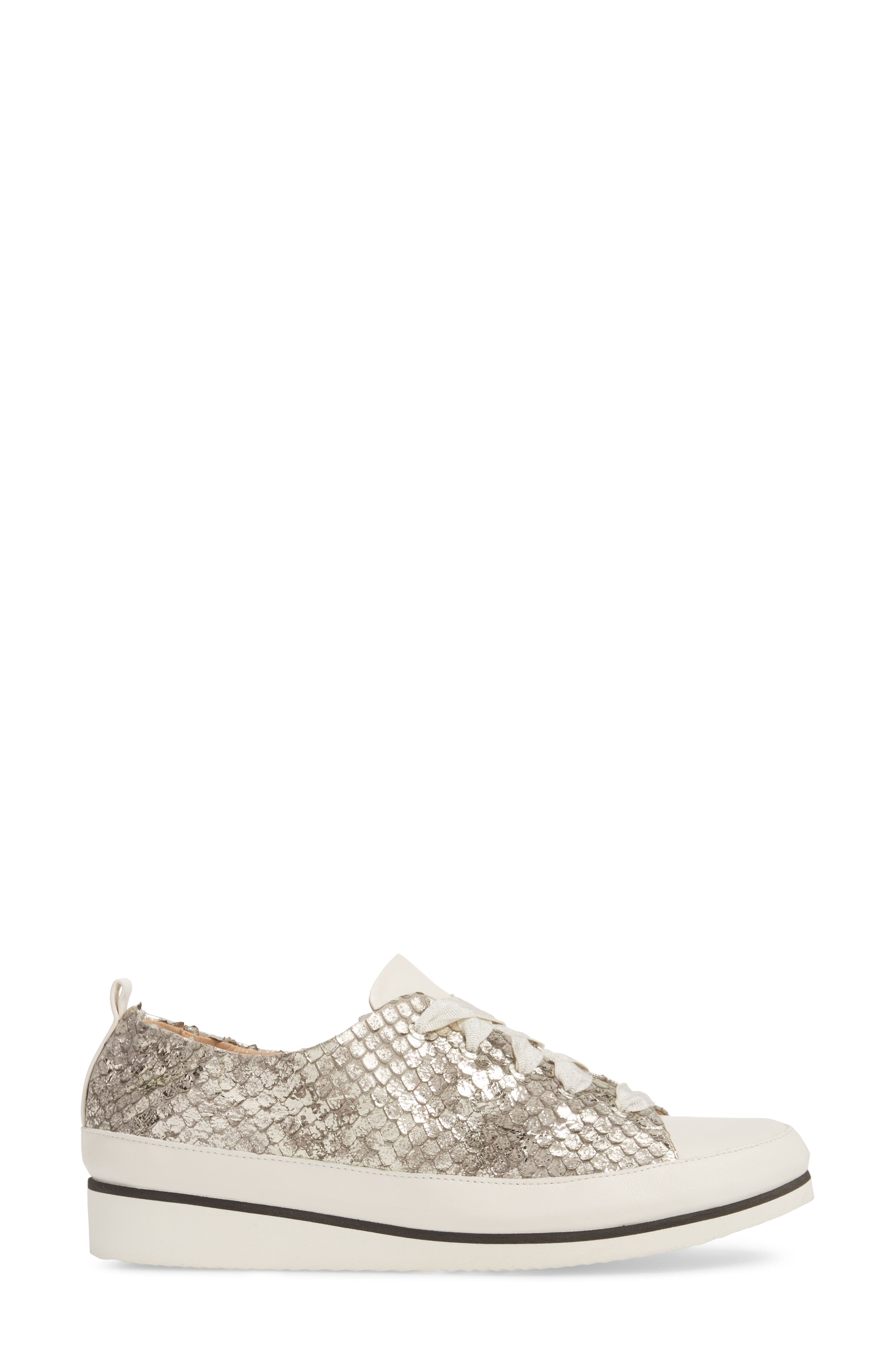 Nova Sneaker, Alternate, color, PEWTER LEATHER