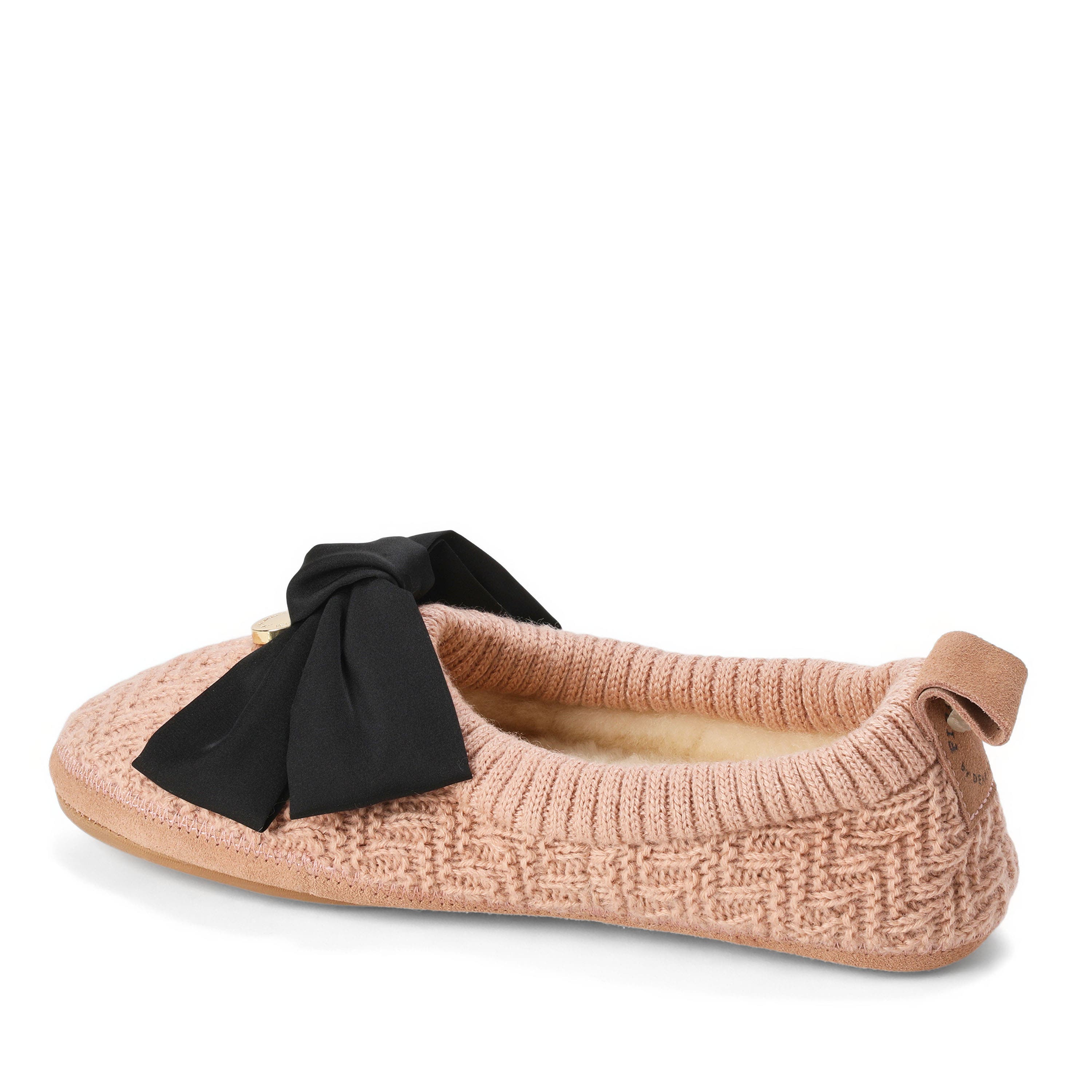 Fireside Bestie Ballet Slippers, Alternate, color, Peach