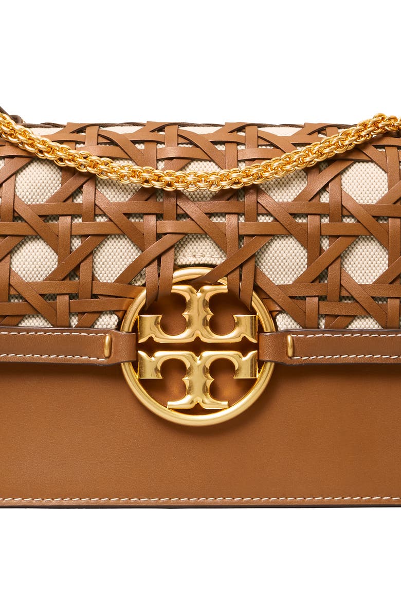 Tory Burch Torry Burch Miller Basket Weave Shoulder Bag, Alternate, color,