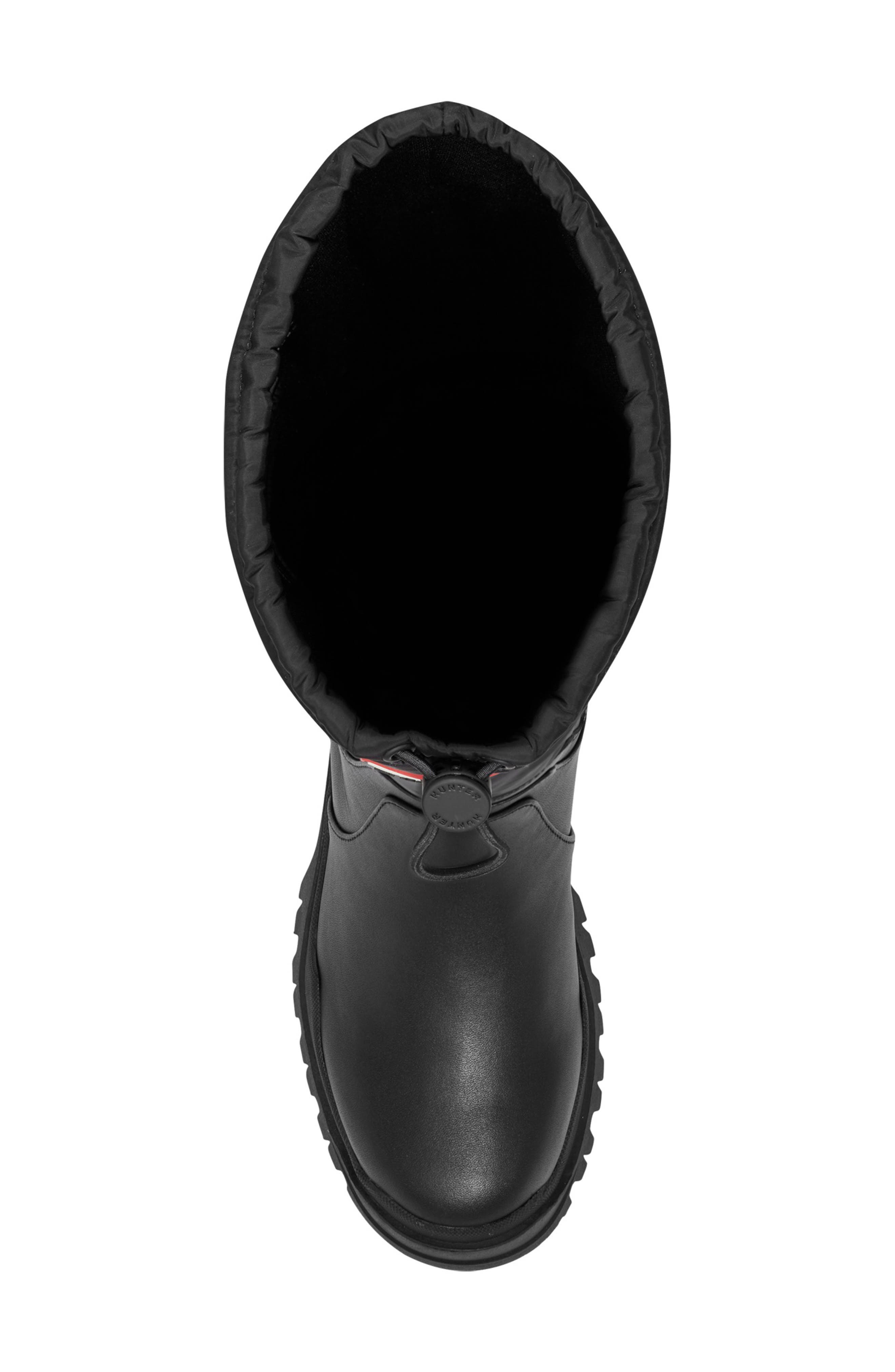 Hunter Wendy Rain Boot, Alternate, color, Black/Black