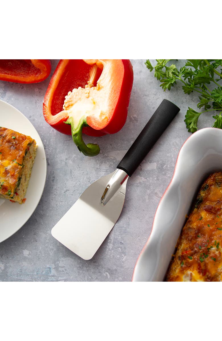 Rada Cutlery 2-Inch Mini Server Solid Turner Spatula, Alternate, color, Black