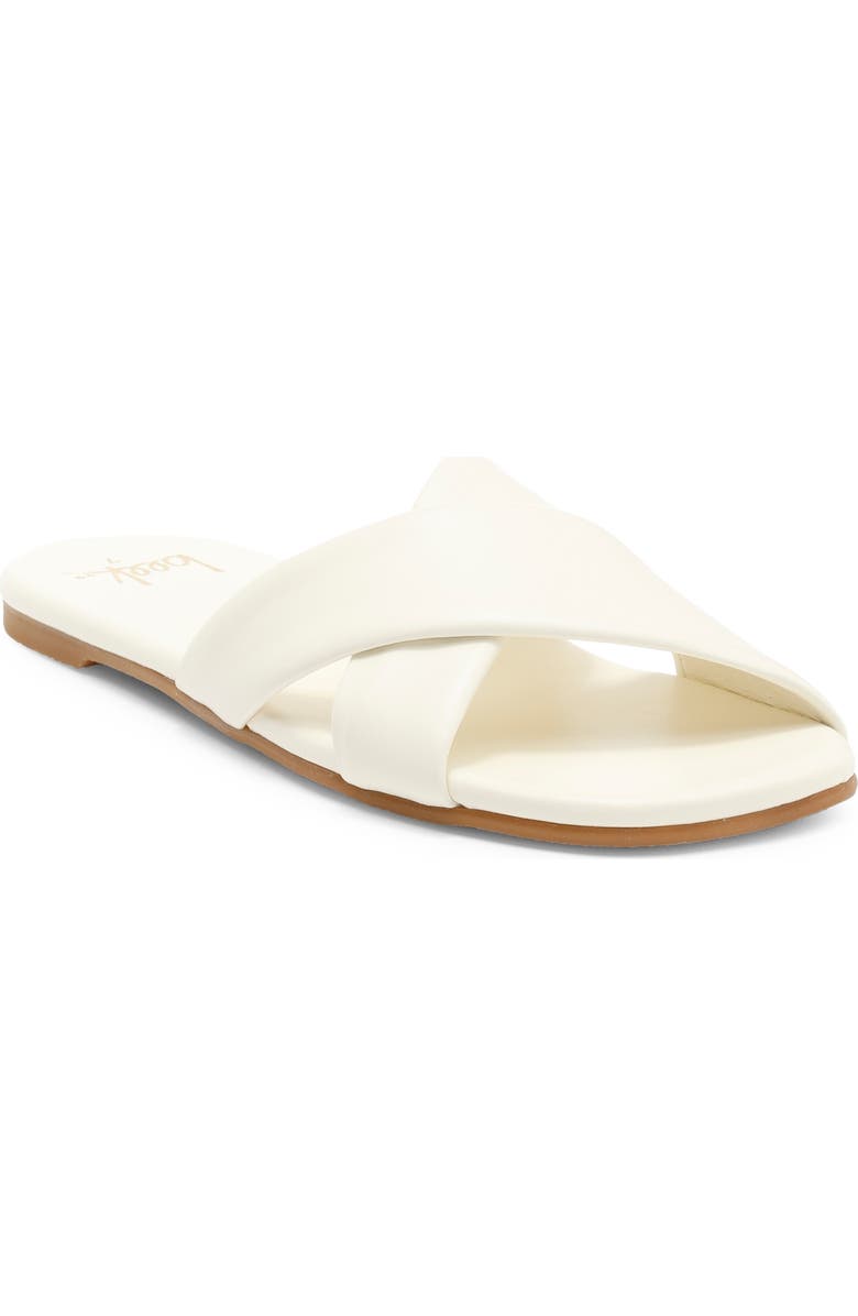 Beek Fernbird Slide Sandal, Main, color, Vanilla