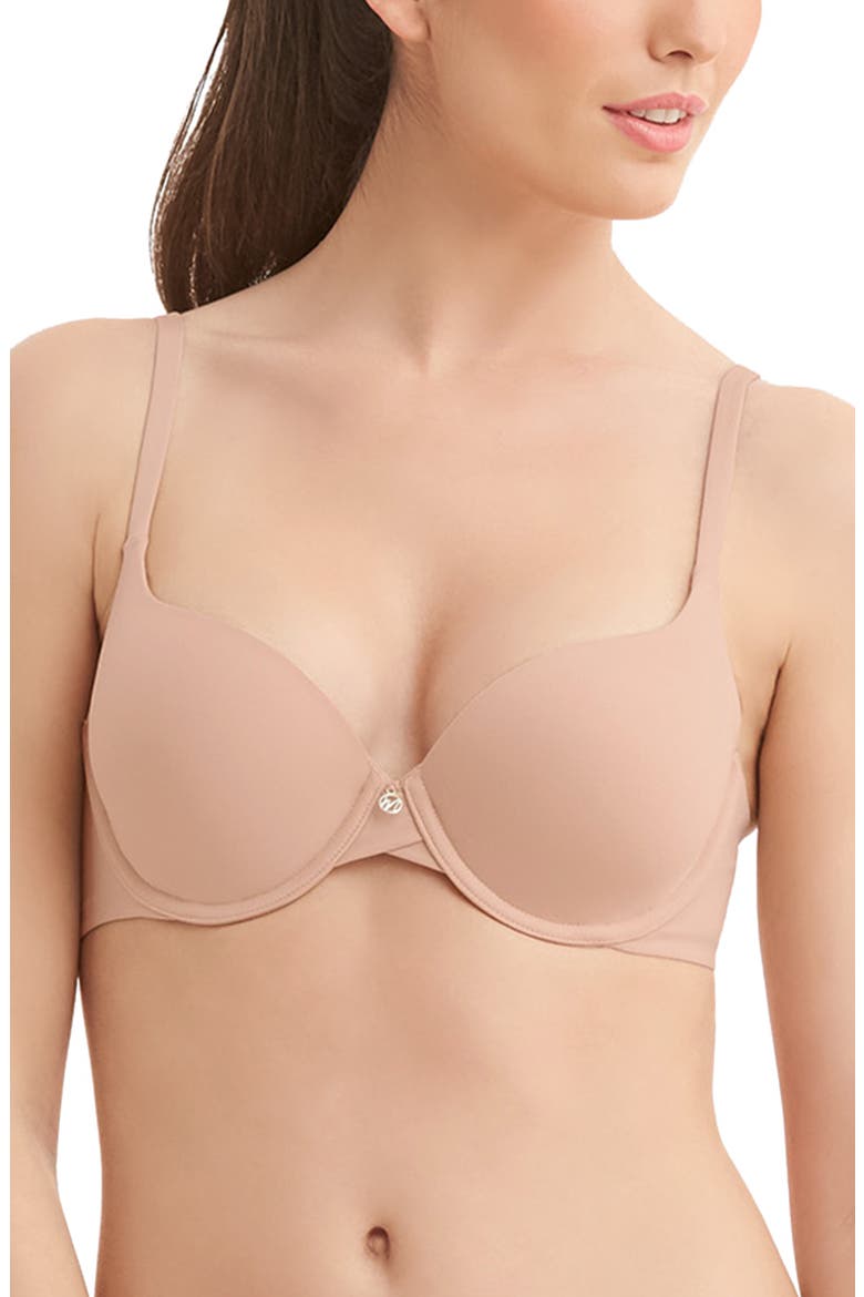 Pure Demi T-Shirt Bra, Main, color, SAND